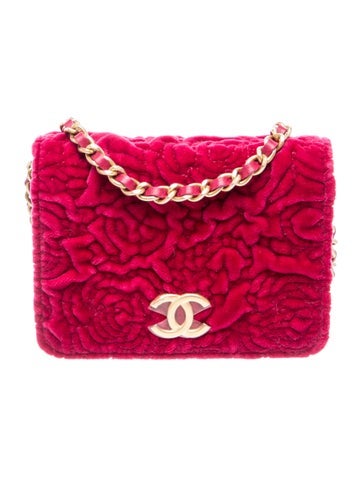 Velvet Camellia Coin Purse w/ Tags