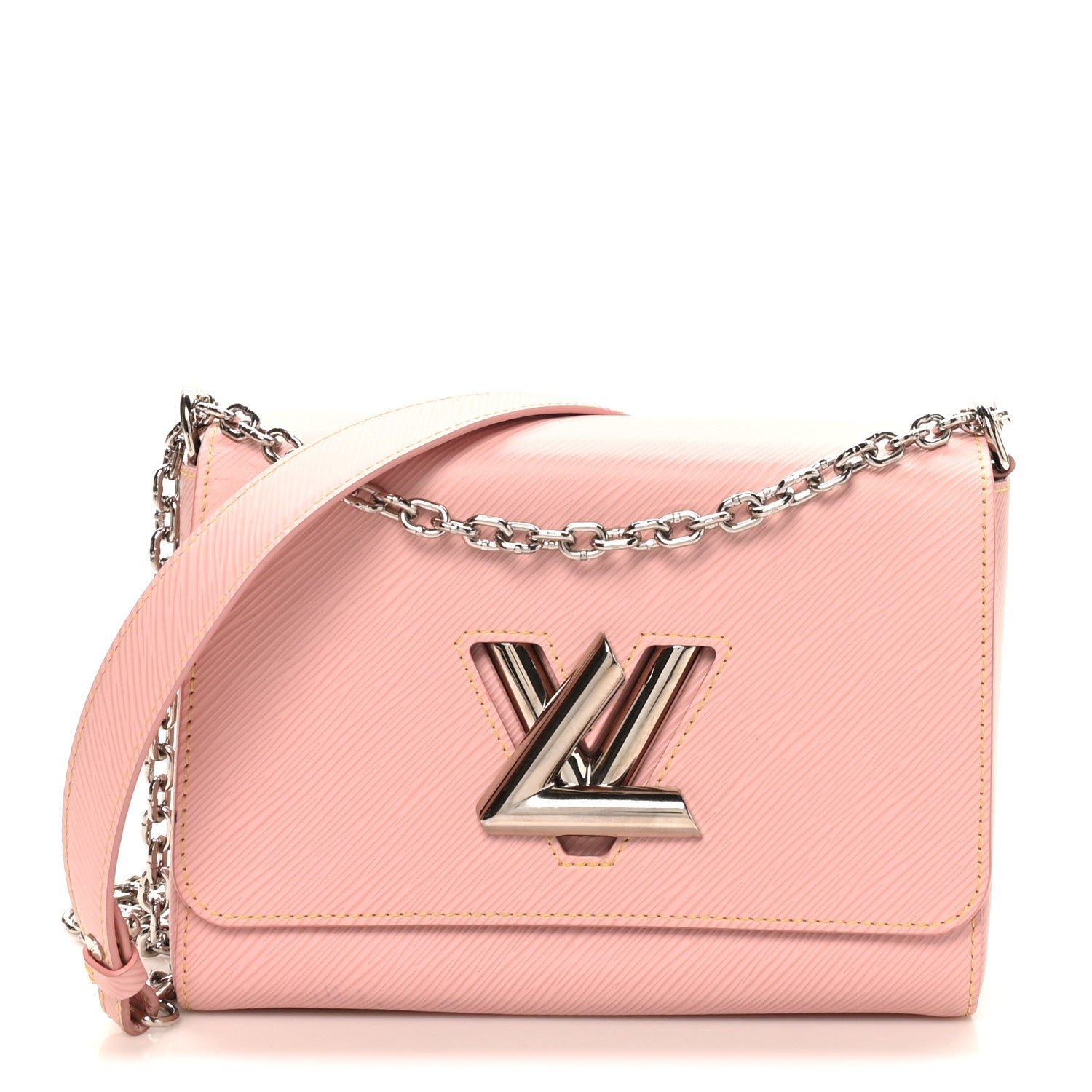 Louis Vuitton Epi Twist Shoulder Bag MM Rose Ballerine