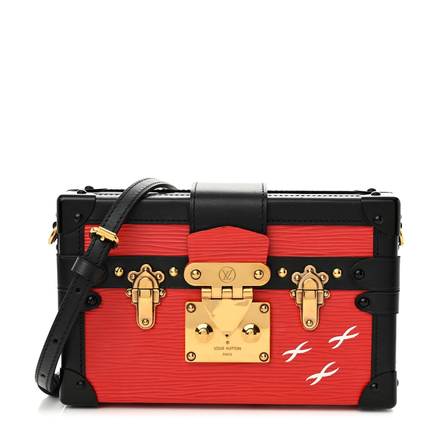 Louis Vuitton Epi Petite Malle Coquelicot