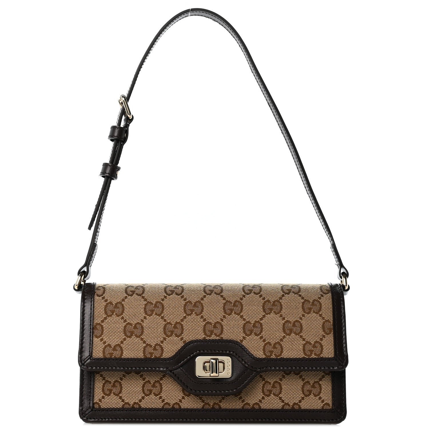 Gucci GG Monogram Mini Luce Shoulder Bag Beige Ebony