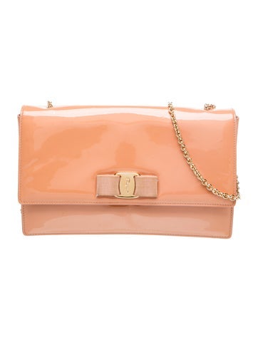 Salvatore Ferragamo Patent Leather Crossbody Bag