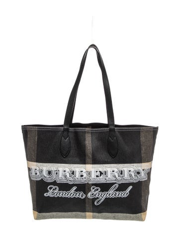 Smoked Check Tote