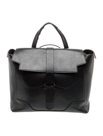 Leather Top Handle Bag