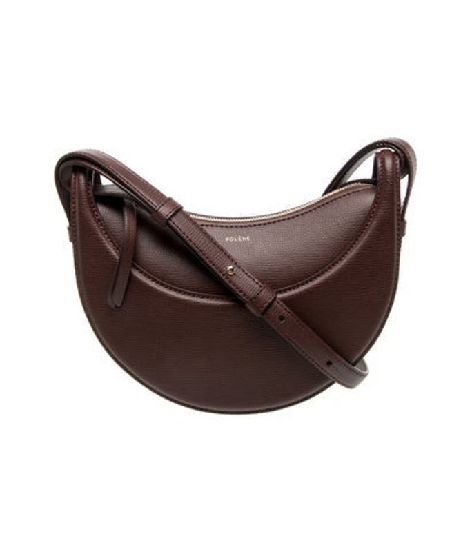 Polene Leather Crossbody Bag