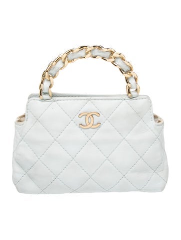 Quilted CC Mini Handle Bag