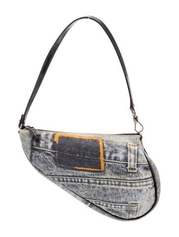 Denim Saddle Pochette Mini Vintage