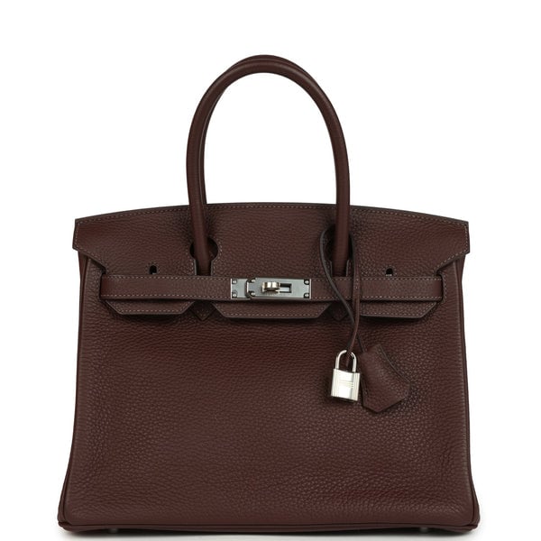 Hermes Hermes Birkin 30 Havane Clemence Palladium Hardware