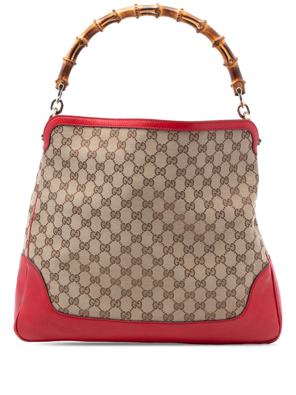 2016-2026 GG Canvas Bamboo Diana satchel