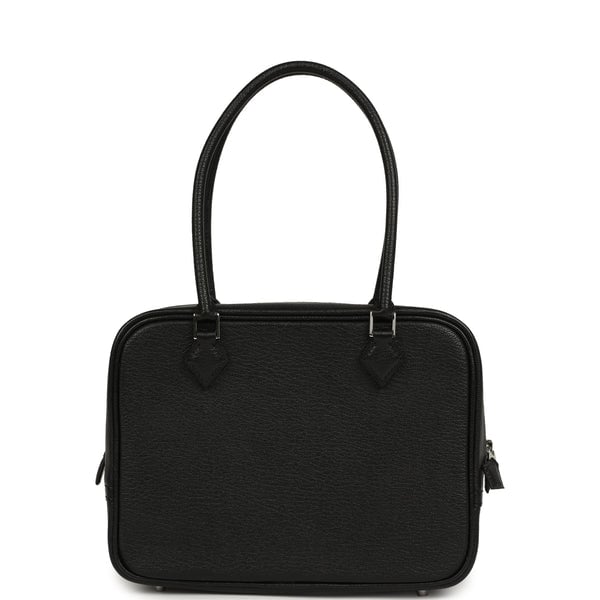 Hermes Hermes Mini Plume 21 Bag Black Chevre Palladium Hardware