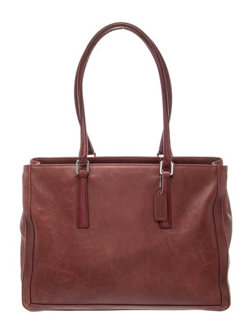 Leather Top Handle Bag