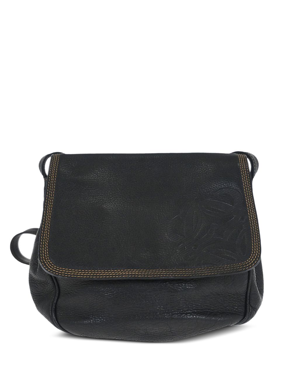 1990-2000s leather shoulder bag