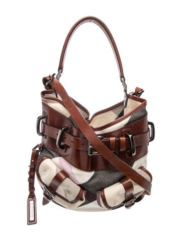 Burberry Super Nova Check Shoulder Bag