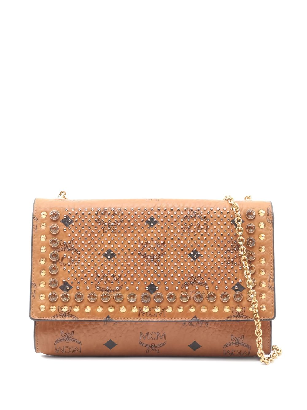 2000s bijou studs chain cross body bag