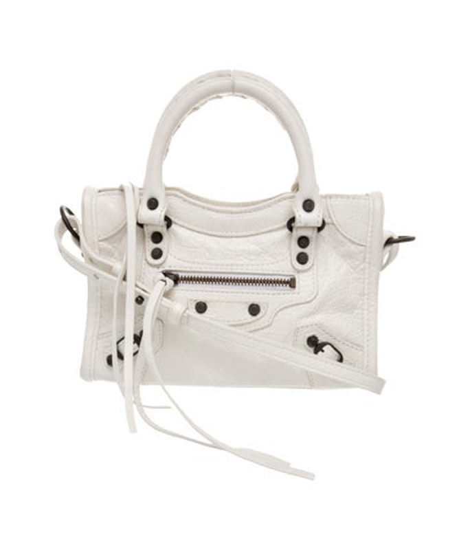 Balenciaga Leather Motocross Classic City Nano