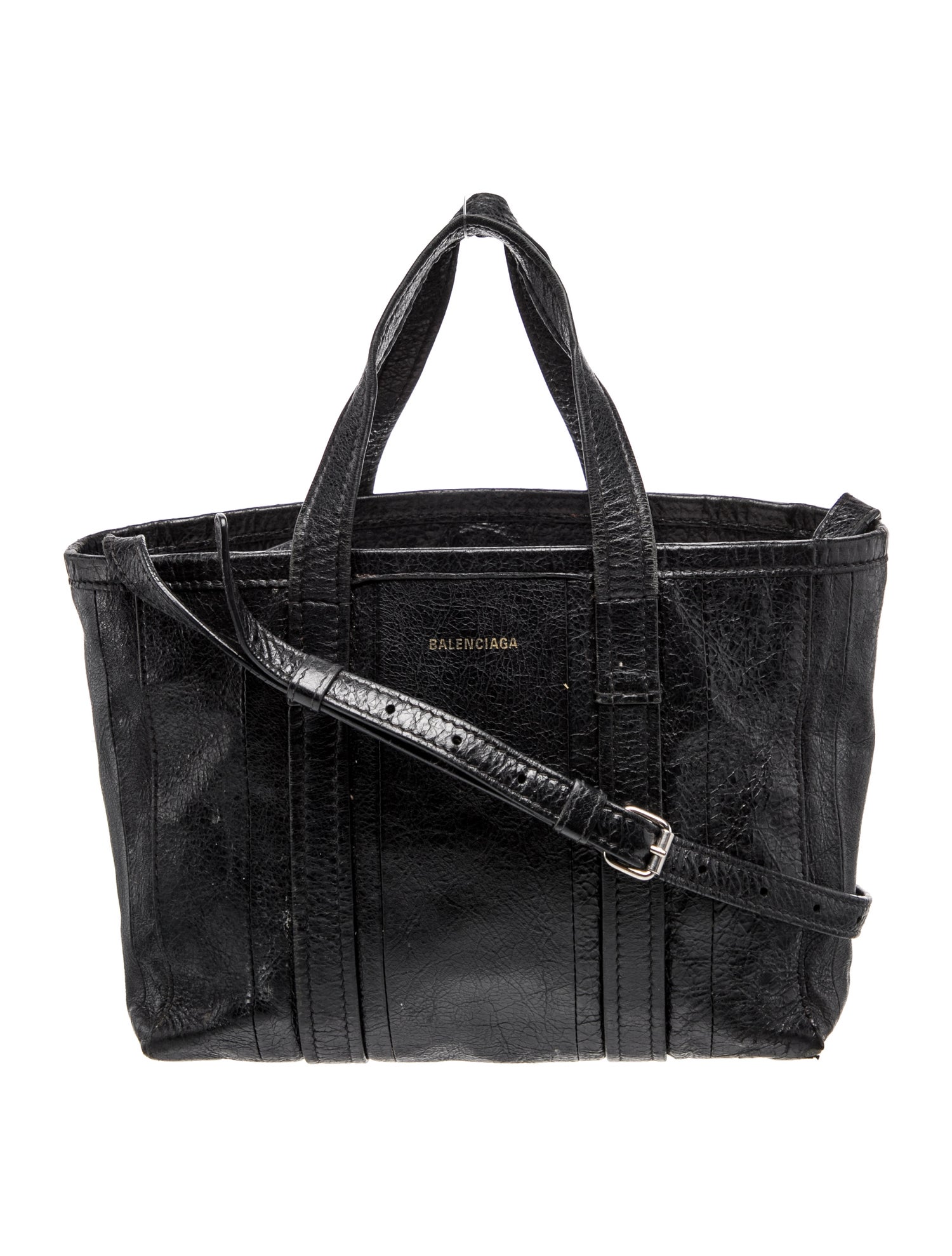 Embossed Leather Tote Small