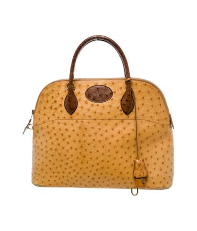 Hermes Ostrich Bolide 35