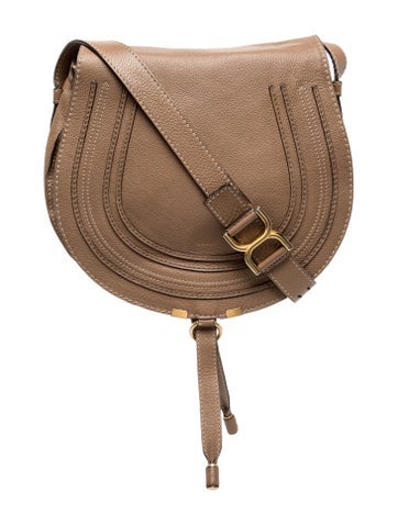 Leather Marcie Saddle Bag Small