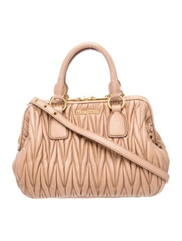 Leather Top Handle Bag