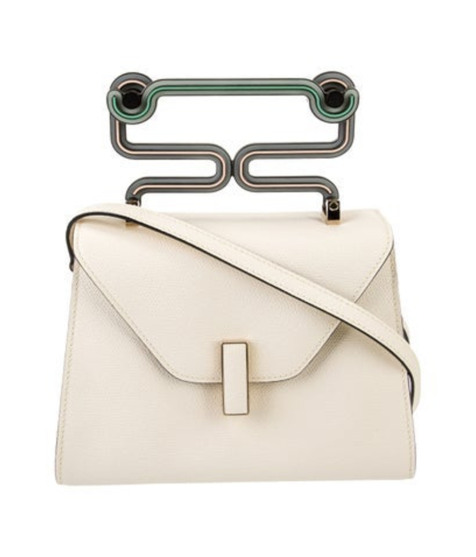 Valextra Leather Top Handle Bag