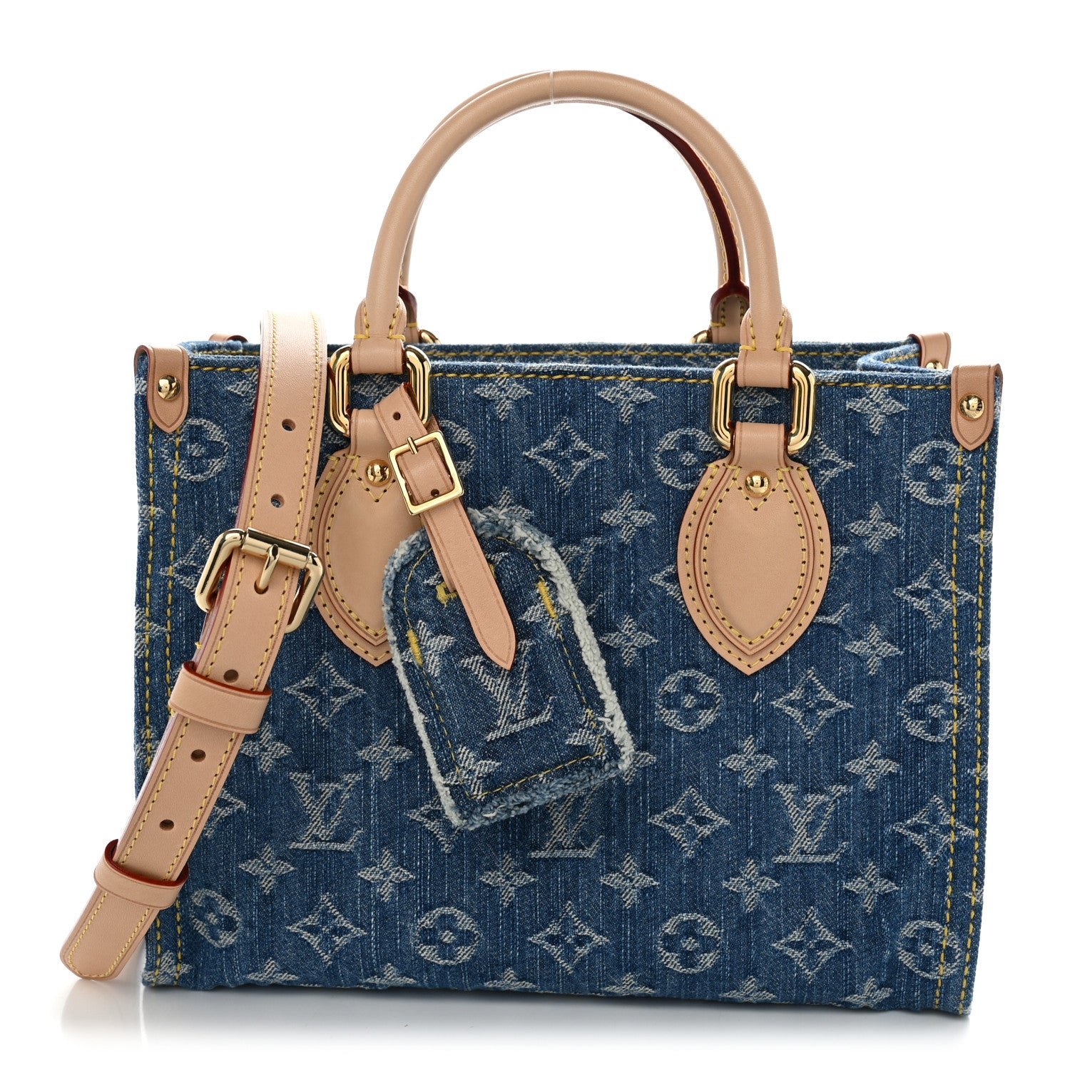 Louis Vuitton Monogram Denim Onthego PM Blue