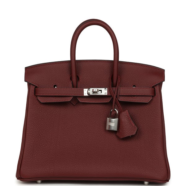 Hermes Birkin 25 Rouge H Togo Palladium Hardware
