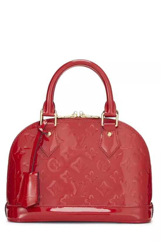Cerise Monogram Vernis Alma BB