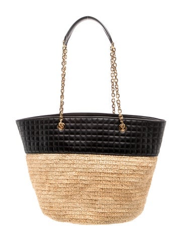 Raffia Bucket Bag