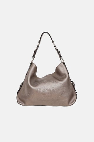 Metallic Vitello Daino Canapa Bag