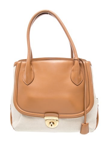 Leather Top Handle Bag