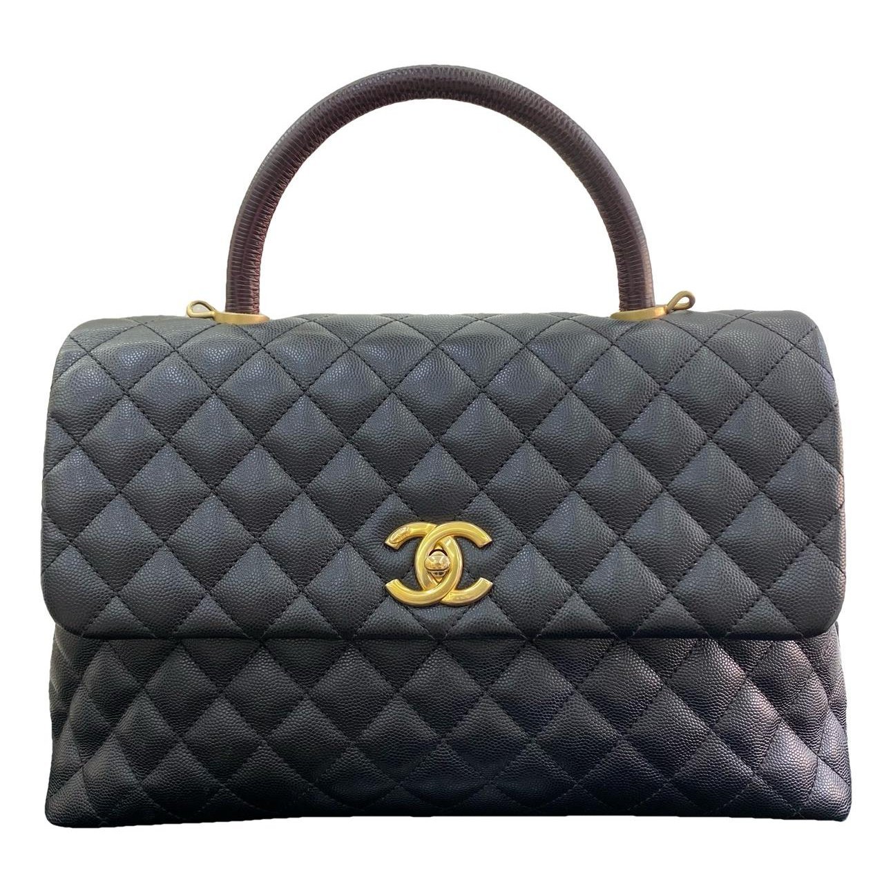 Coco Handle leather handbag