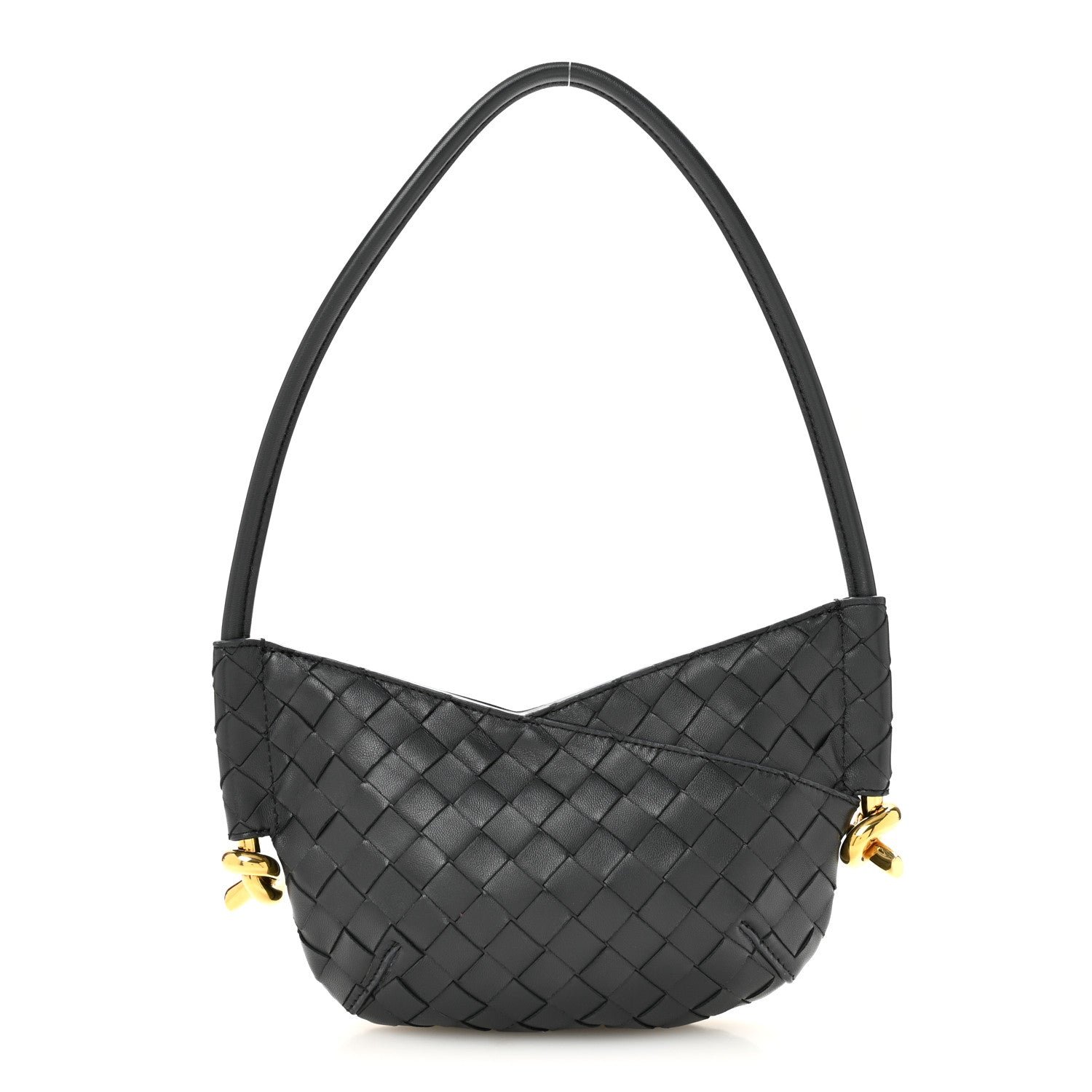 Bottega Veneta Nappa Intrecciato Mini Solstice Shoulder Bag Space