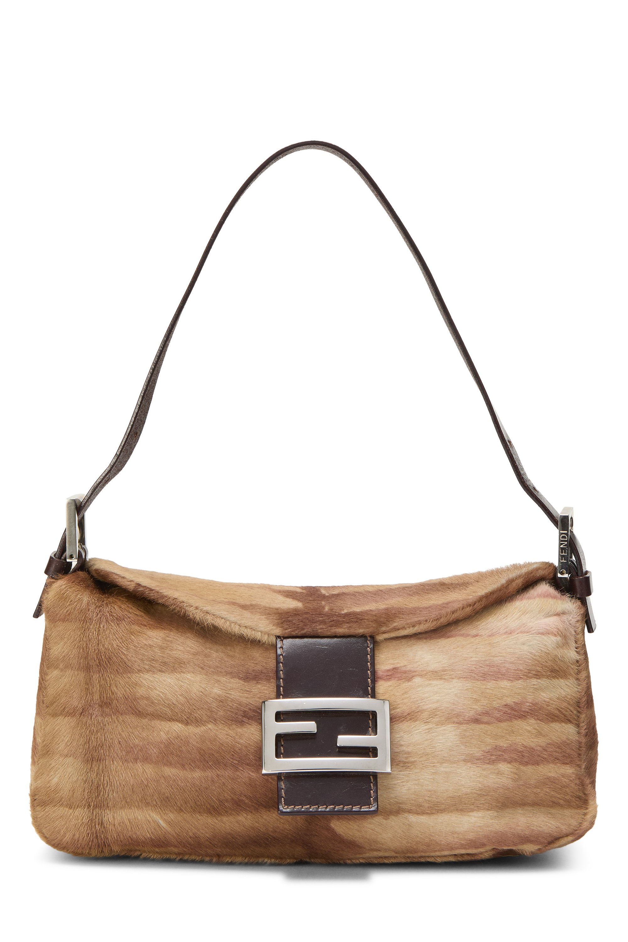 Brown Ponyhair Shoulder Bag