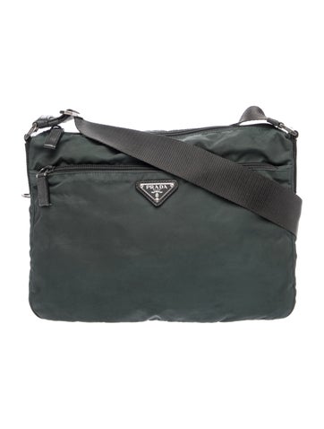 Tessuto Nylon Messenger Bag Vintage