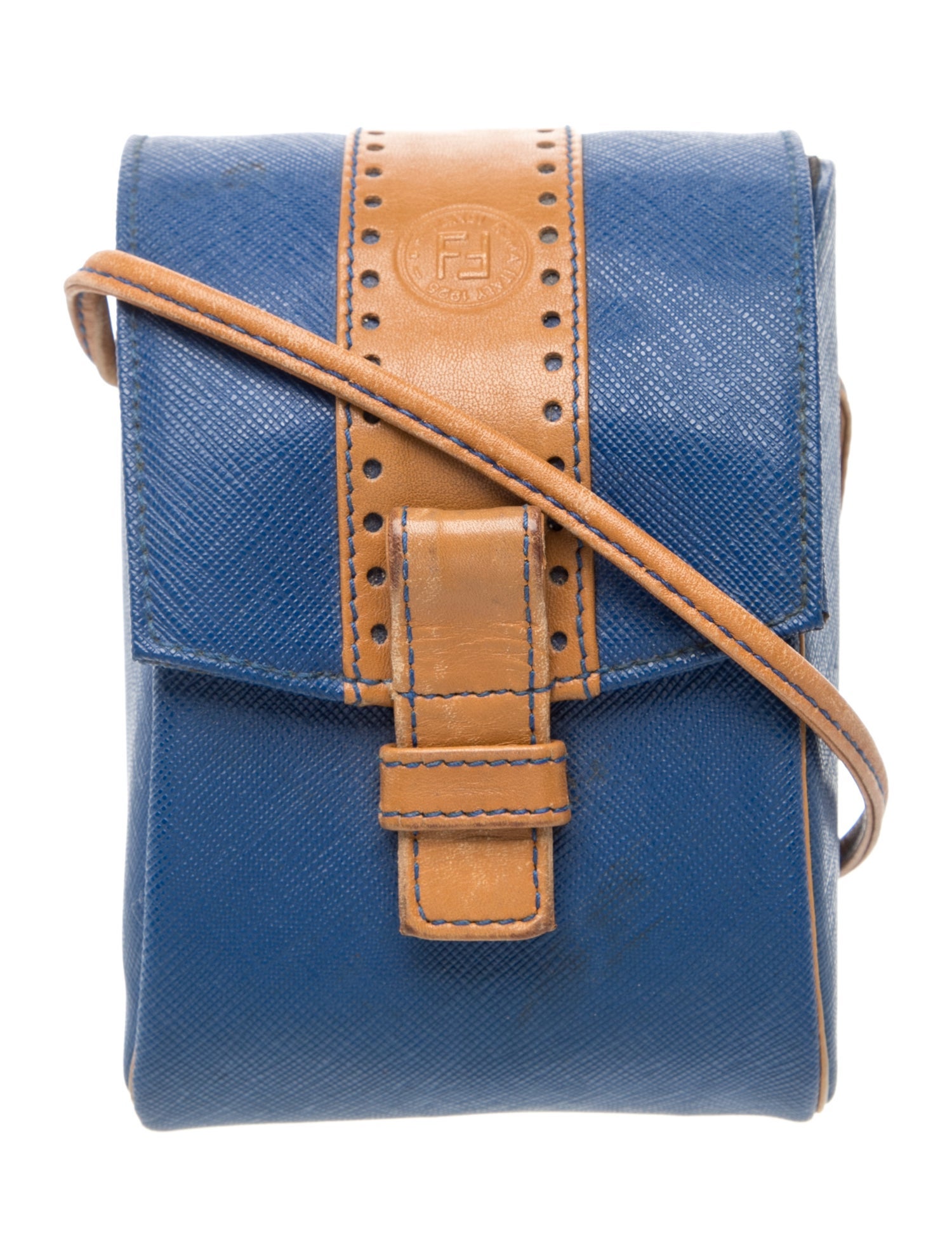 Fendi Leather Crossbody Bag Vintage