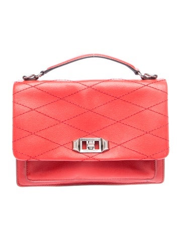 Leather Top Handle Bag