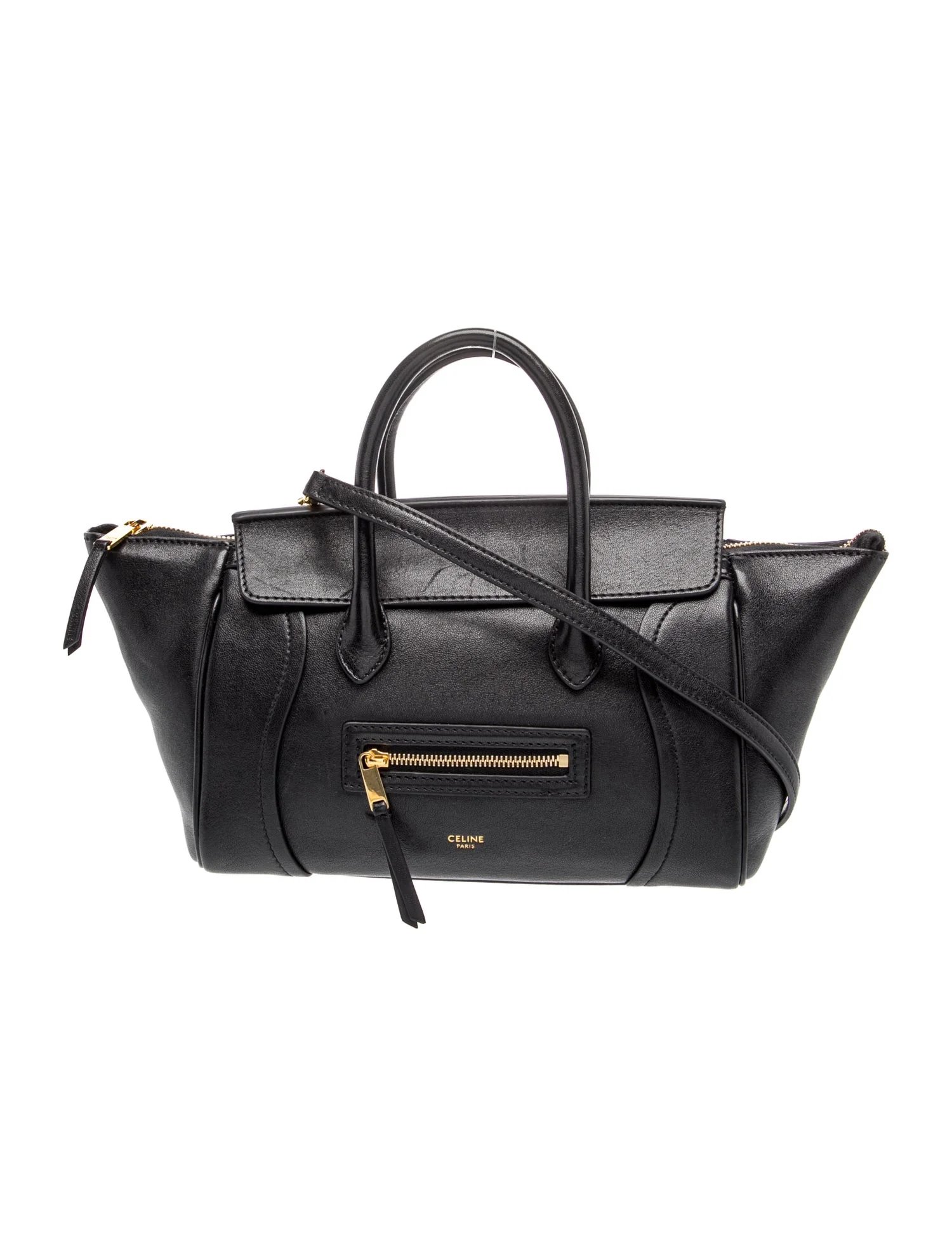 Leather Luggage Small