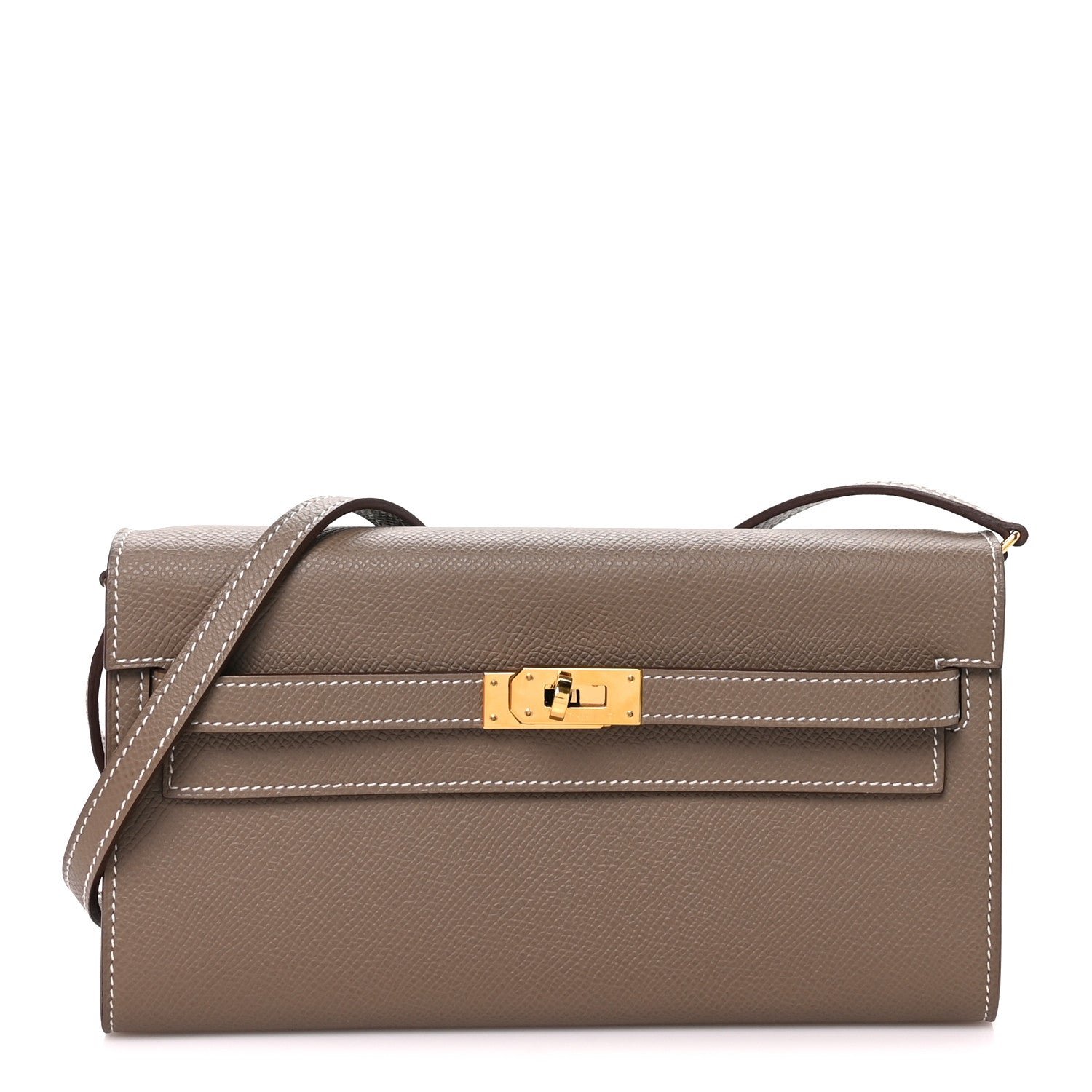 Hermes Epsom Kelly Wallet To Go Etoupe