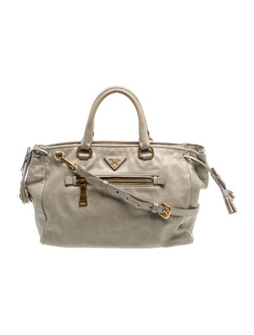Vitello Shine Leather Top Handle Bag