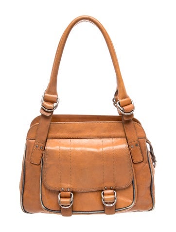 Leather Top Handle Bag