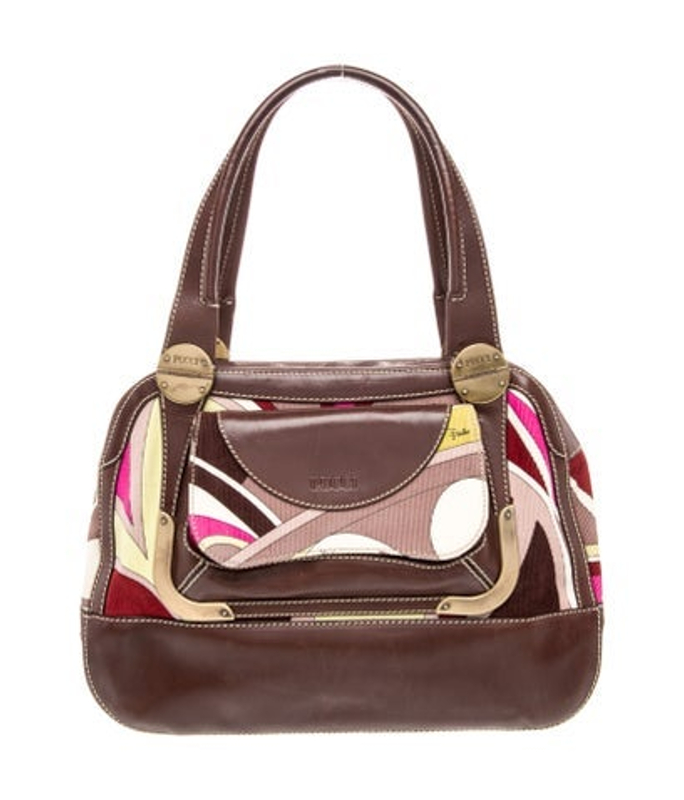 Emilio Pucci Pucci Leather Shoulder Bag