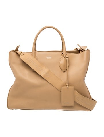 Ferragamo Leather Top Handle Bag