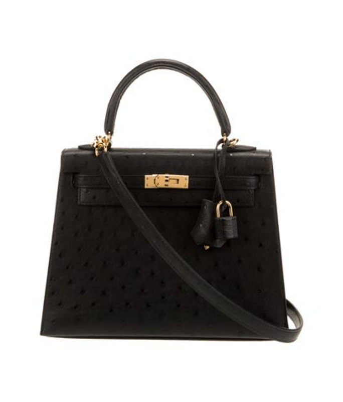 Hermes 2023 Ostrich Kelly Ii Sellier 25