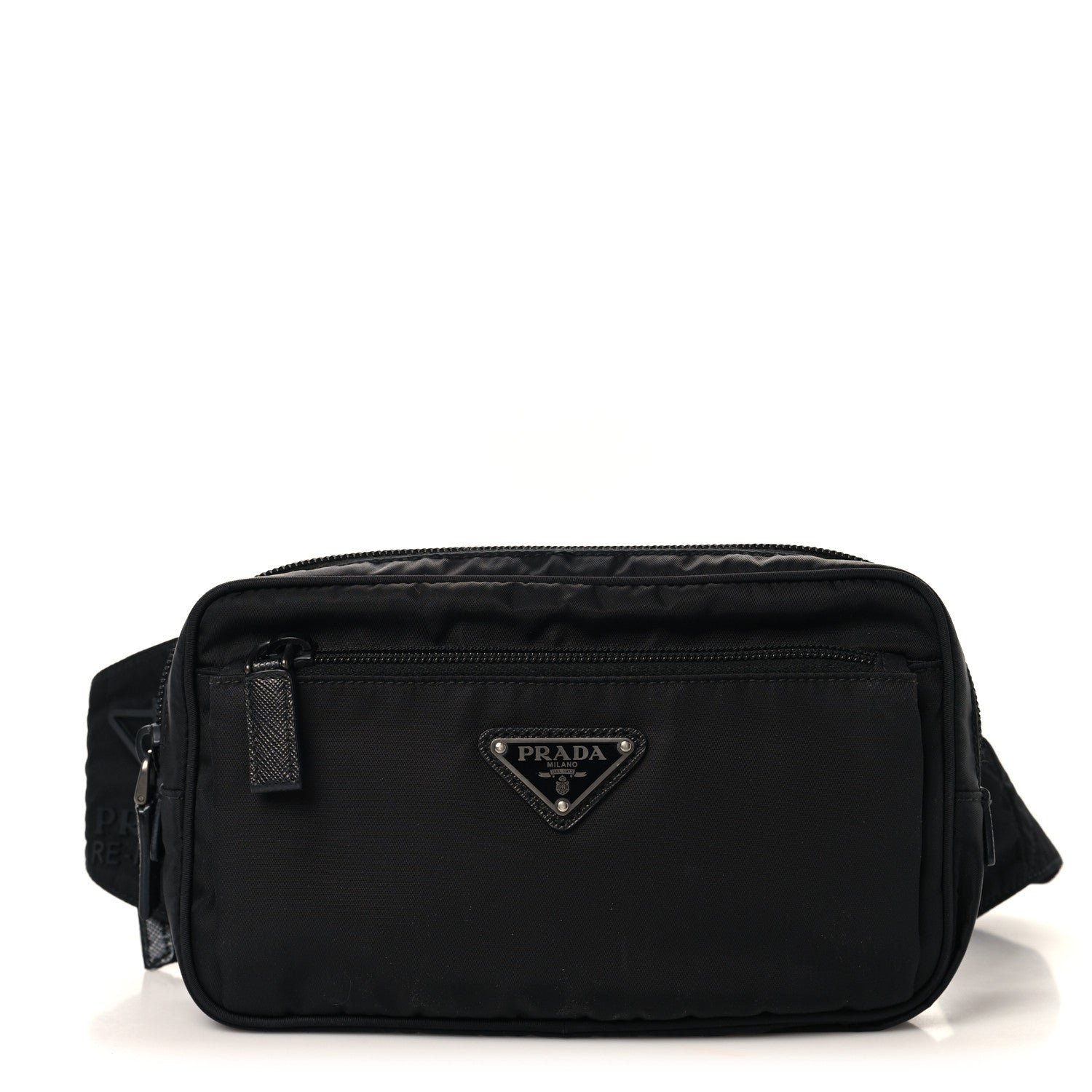 Prada Re-Nylon Saffiano Belt Bag Black