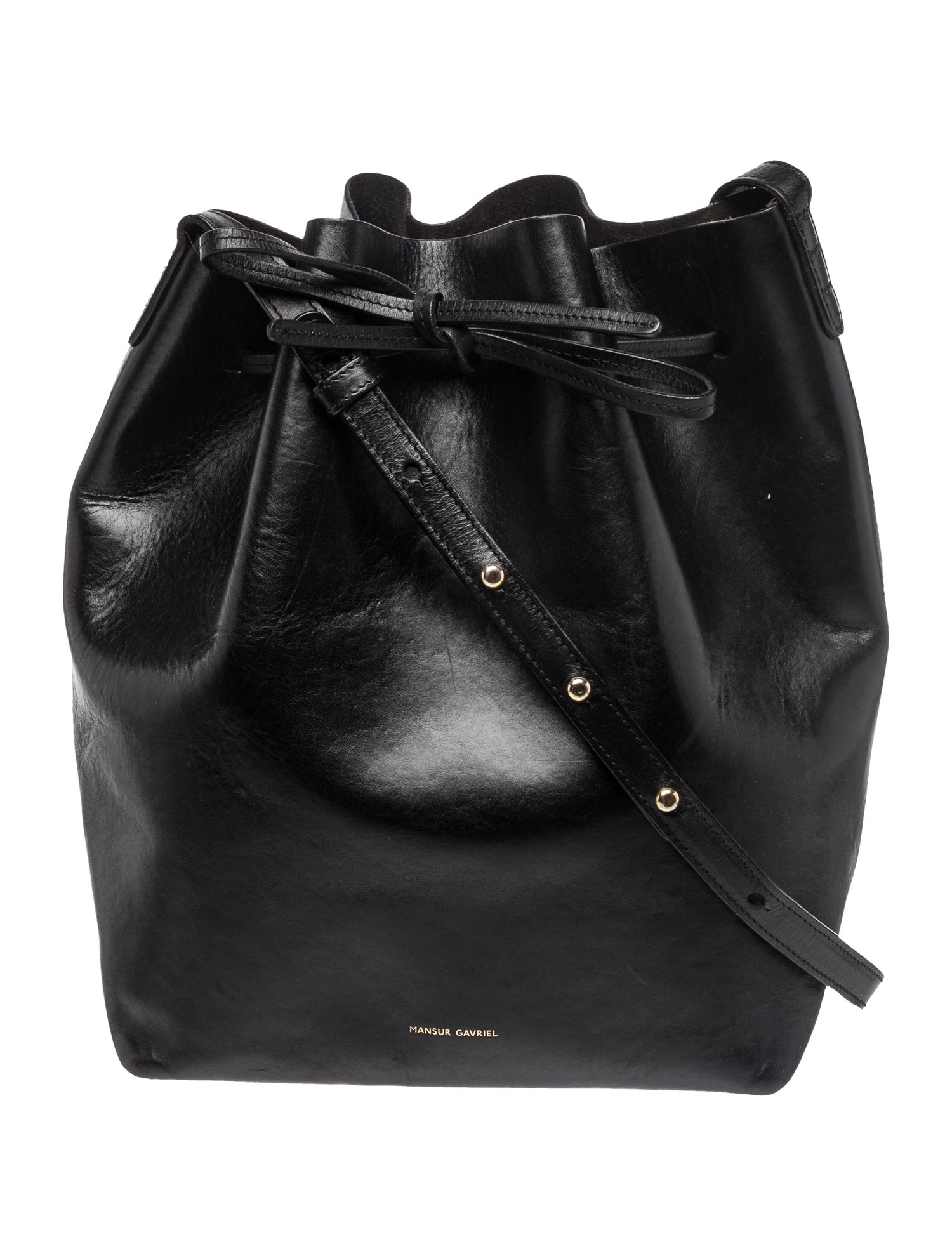 Leather Bucket Bag