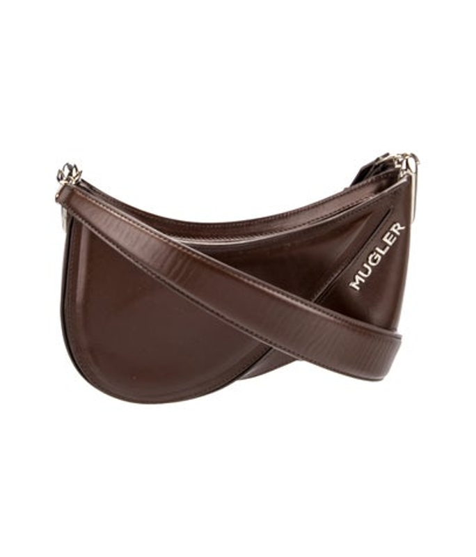 Mugler Leather Crossbody Bag