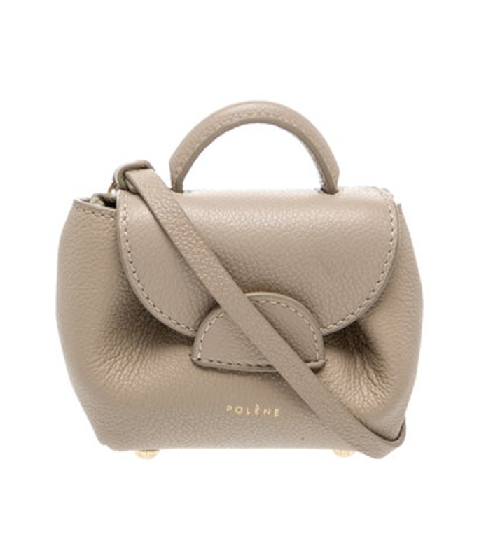 Polene Leather Crossbody Bag