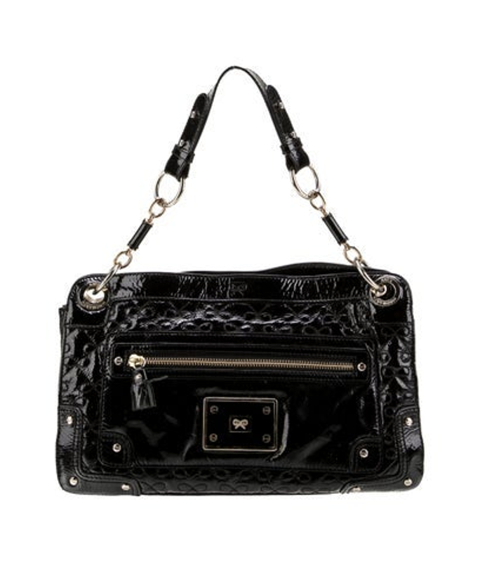 Anya Hindmarch Hindmarch Patent Leather Shoulder Bag