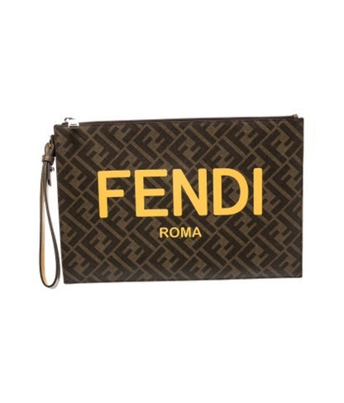 Fendi Zucca Ff Logo Clutch 2023