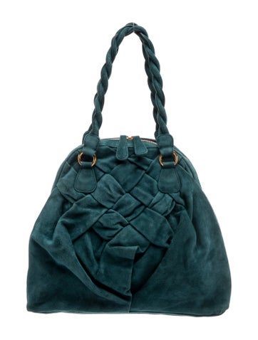 Suede Shoulder Bag Vintage