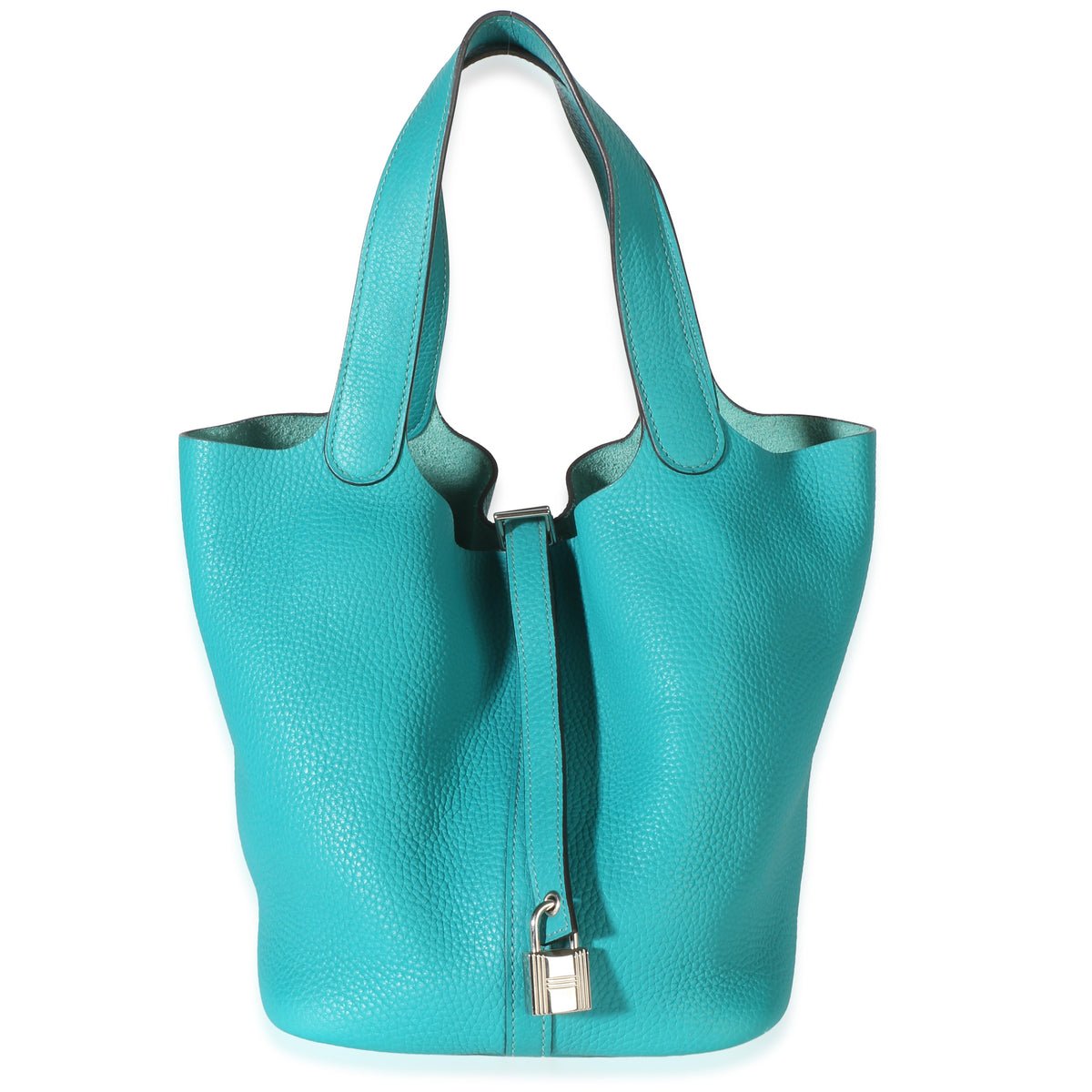Bleu Paon Clemence Picotin Lock 22 PHW